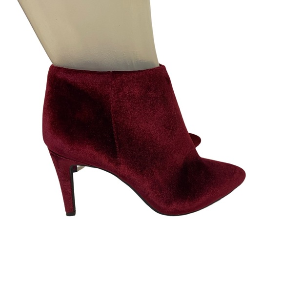 Old Navy Bundle Wine Color Ankle Bootie with Matching Wristlet Women’s Size 10 - Picture 9 of 16